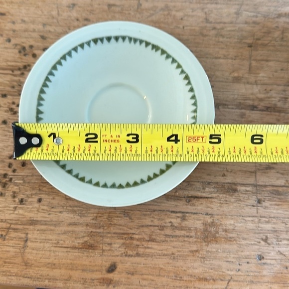 Theodore HAVILAND LIMOGES France Demi teacup saucer green Suzanne Lalique (one) - Picture 12 of 13